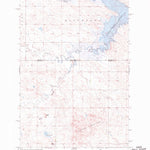 United States Geological Survey Tepee Buttes, SD-ND (1968, 24000-Scale) digital map