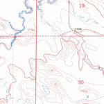 United States Geological Survey Tepee Buttes, SD-ND (1968, 24000-Scale) digital map
