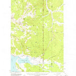 United States Geological Survey Tepee Creek, MT-WY (1958, 62500-Scale) digital map