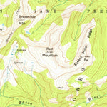 United States Geological Survey Tepee Creek, MT-WY (1958, 62500-Scale) digital map