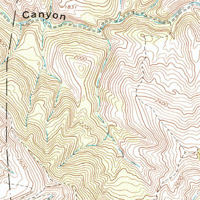 United States Geological Survey Tepusquet Canyon, CA (1964, 24000-Scale) digital map