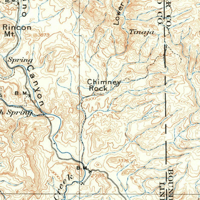 United States Geological Survey Terlingua, TX (1903, 125000-Scale) digital map