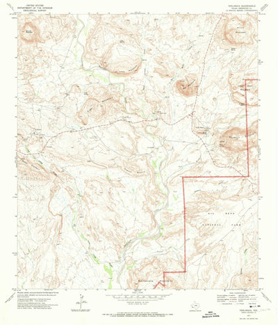 United States Geological Survey Terlingua, TX (1971, 24000-Scale) digital map