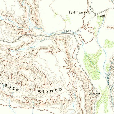 United States Geological Survey Terlingua, TX (1971, 24000-Scale) digital map