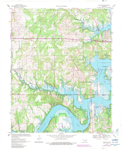 United States Geological Survey Terlton, OK (1970, 24000-Scale) digital map