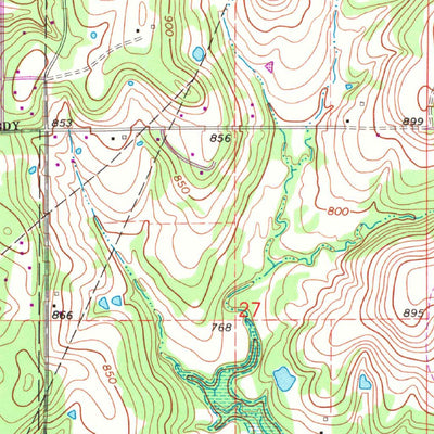 United States Geological Survey Terlton, OK (1970, 24000-Scale) digital map