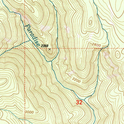 United States Geological Survey Termination Point, WA (1998, 24000-Scale) digital map