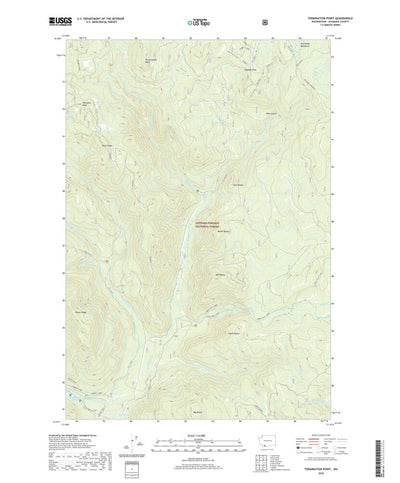 United States Geological Survey Termination Point, WA (2020, 24000-Scale) digital map