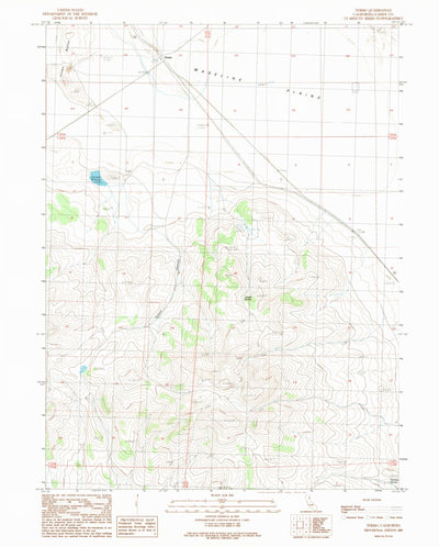 United States Geological Survey Termo, CA (1989, 24000-Scale) digital map