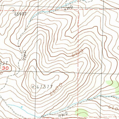 United States Geological Survey Termo, CA (1989, 24000-Scale) digital map
