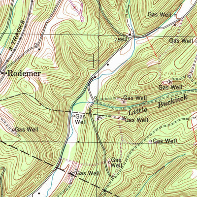 United States Geological Survey Terra Alta, WV (1999, 24000-Scale) digital map