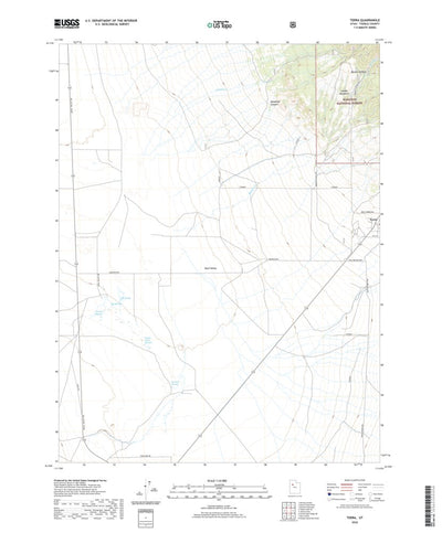 United States Geological Survey Terra, UT (2020, 24000-Scale) digital map