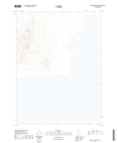 United States Geological Survey Terrace Mountain East, UT (2023, 24000-Scale) digital map