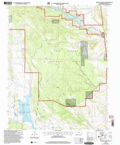 United States Geological Survey Terrace Reservoir, CO (2001, 24000-Scale) digital map