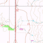 United States Geological Survey Terral, OK-TX (1968, 24000-Scale) digital map