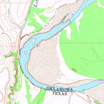 United States Geological Survey Terral, OK-TX (1968, 24000-Scale) digital map