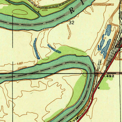United States Geological Survey Terre Haute, IN (1941, 24000-Scale) digital map