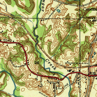 United States Geological Survey Terre Haute, IN (1941, 24000-Scale) digital map