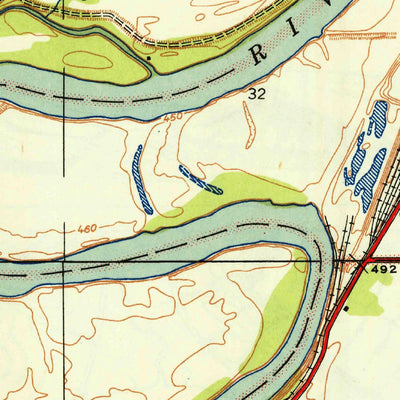United States Geological Survey Terre Haute, IN (1948, 24000-Scale) digital map