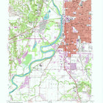 United States Geological Survey Terre Haute, IN (1958, 24000-Scale) digital map