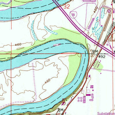 United States Geological Survey Terre Haute, IN (1986, 24000-Scale) digital map