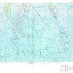 United States Geological Survey Terrebonne Bay, LA (1983, 100000-Scale) digital map