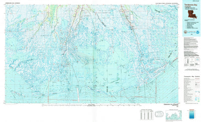 United States Geological Survey Terrebonne Bay, LA (1983, 100000-Scale) digital map