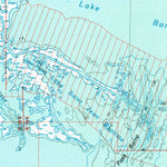 United States Geological Survey Terrebonne Bay, LA (1983, 100000-Scale) digital map