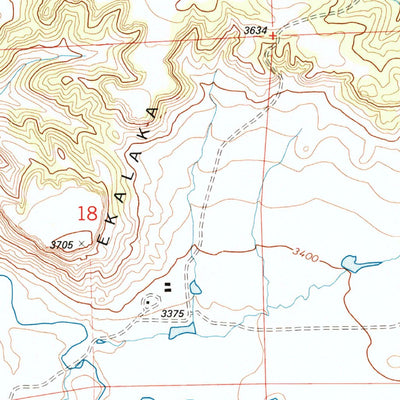 United States Geological Survey Terrell Creek, MT (1993, 24000-Scale) digital map