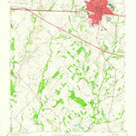 United States Geological Survey Terrell South, TX (1963, 24000-Scale) digital map