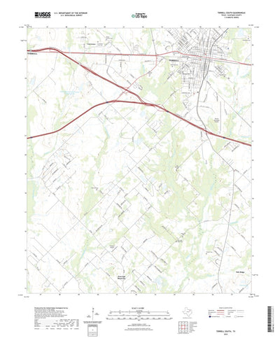 United States Geological Survey Terrell South, TX (2022, 24000-Scale) digital map