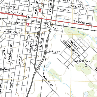 United States Geological Survey Terrell South, TX (2022, 24000-Scale) digital map