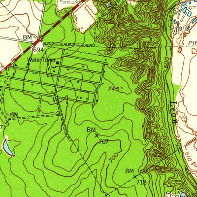 United States Geological Survey Terrell Wells, TX (1953, 24000-Scale) digital map