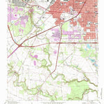 United States Geological Survey Terrell Wells, TX (1967, 24000-Scale) digital map