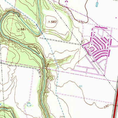 United States Geological Survey Terrell Wells, TX (1967, 24000-Scale) digital map