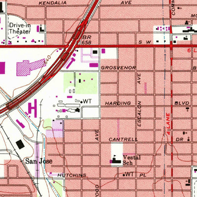 United States Geological Survey Terrell Wells, TX (1967, 24000-Scale) digital map