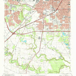 United States Geological Survey Terrell Wells, TX (1992, 24000-Scale) digital map