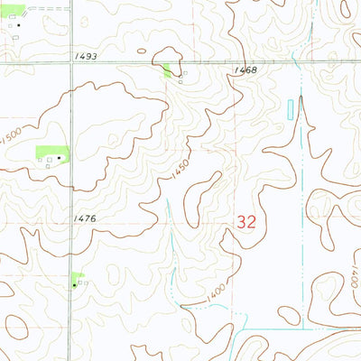 United States Geological Survey Terril, IA (1972, 24000-Scale) digital map