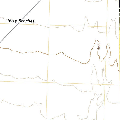 United States Geological Survey Terry Benches, NV (2018, 24000-Scale) digital map