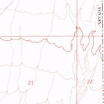 United States Geological Survey Terry Benches, NV-UT-AZ (1973, 24000-Scale) digital map