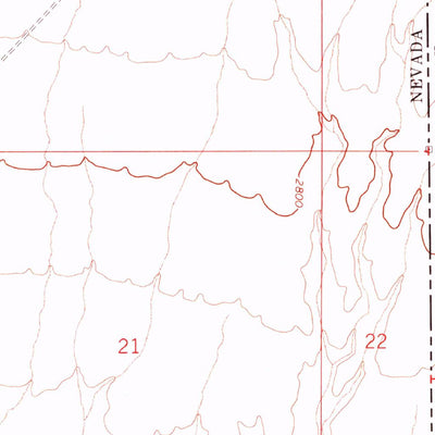 United States Geological Survey Terry Benches, NV-UT-AZ (1973, 24000-Scale) digital map