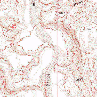 United States Geological Survey Terry Benches, NV-UT-AZ (1973, 24000-Scale) digital map