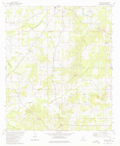United States Geological Survey Terry NW, MS (1980, 24000-Scale) digital map