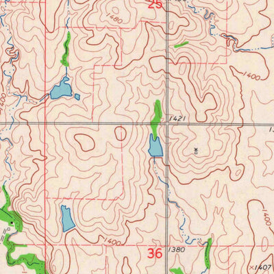 United States Geological Survey Tescott, KS (1965, 24000-Scale) digital map