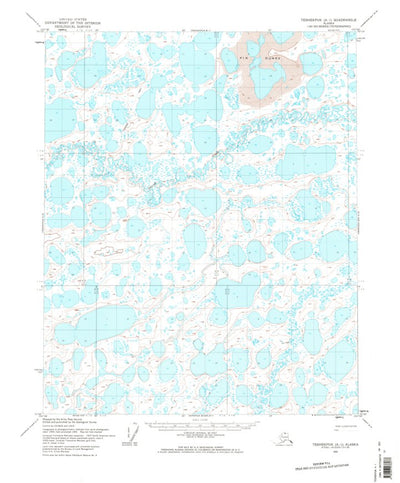 United States Geological Survey Teshekpuk A-1, AK (1955, 63360-Scale) digital map