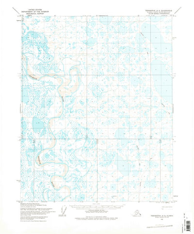 United States Geological Survey Teshekpuk A-3, AK (1955, 63360-Scale) digital map