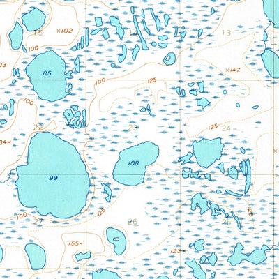 United States Geological Survey Teshekpuk A-4, AK (1955, 63360-Scale) digital map