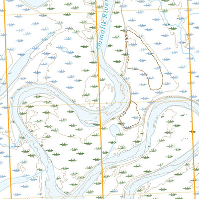 United States Geological Survey Teshekpuk A-4 SW, AK (2020, 25000-Scale) digital map