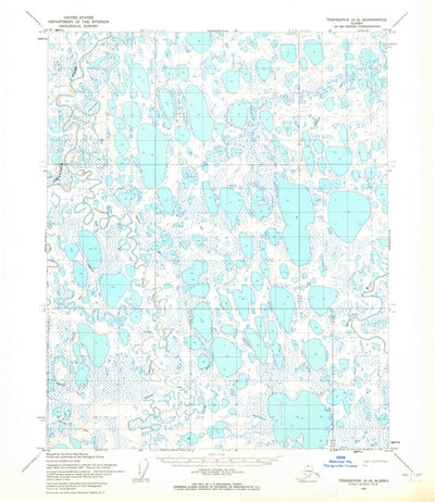 United States Geological Survey Teshekpuk A-5, AK (1955, 63360-Scale) digital map