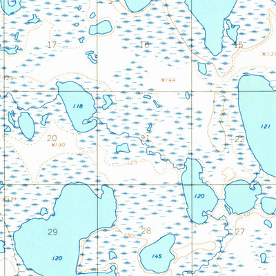 United States Geological Survey Teshekpuk A-5, AK (1955, 63360-Scale) digital map